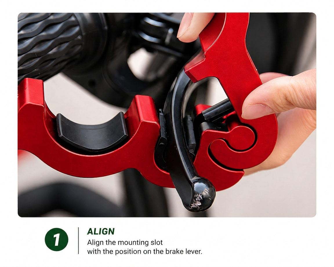 Motorcycle & Bicycle Handlebar Lock